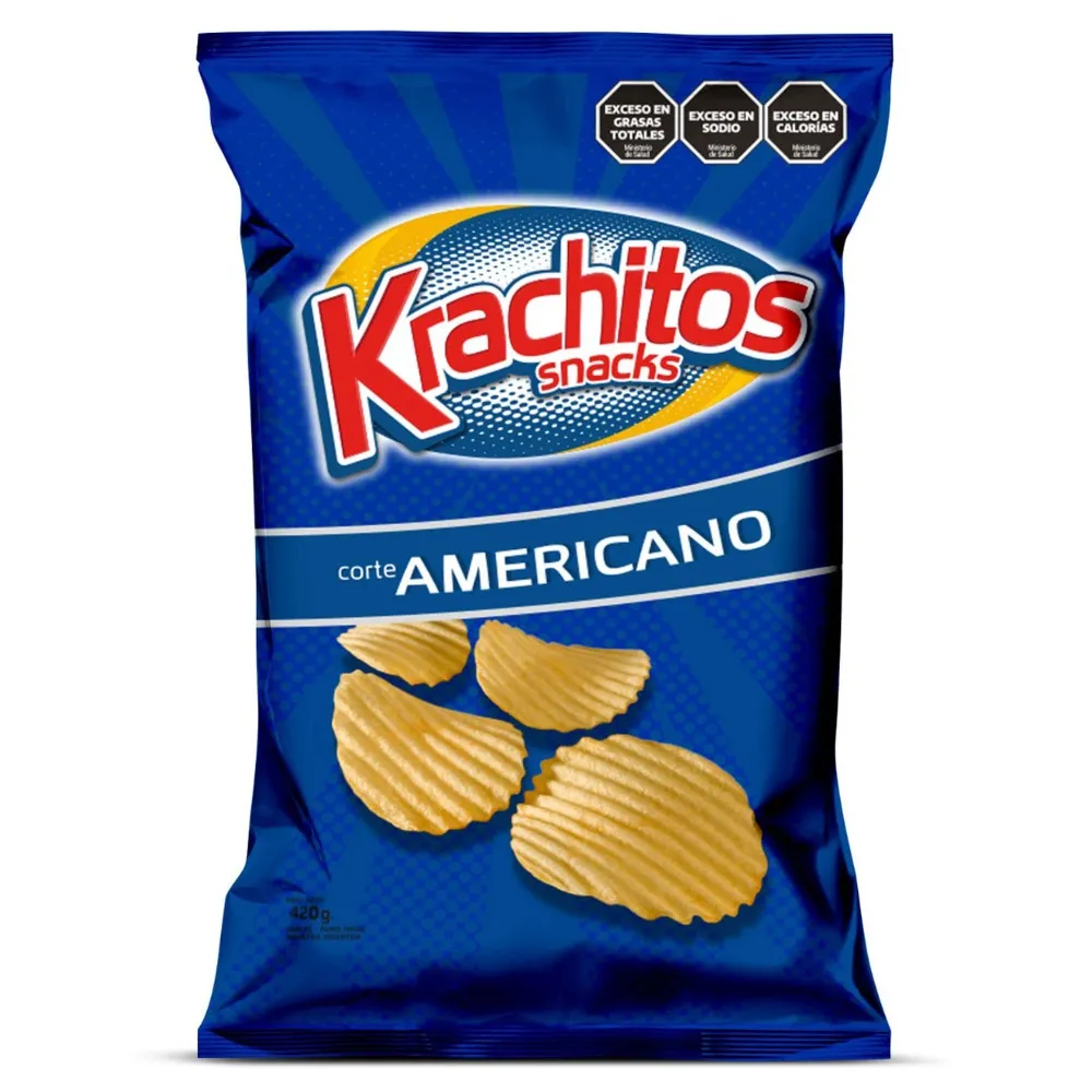 Papas fritas Krachitos corte americano 420 g.